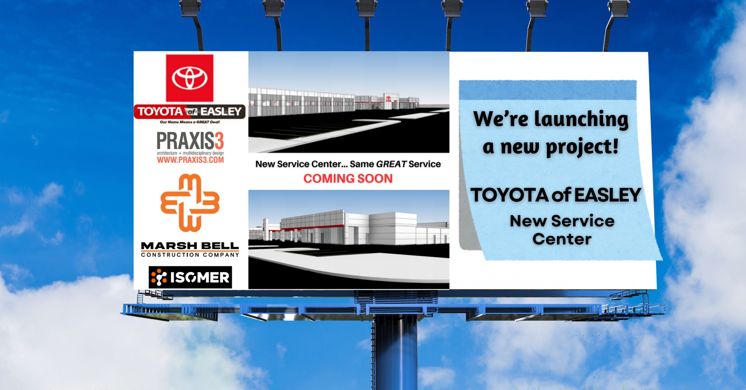 Toyota of Easley Service Center Project Announcement