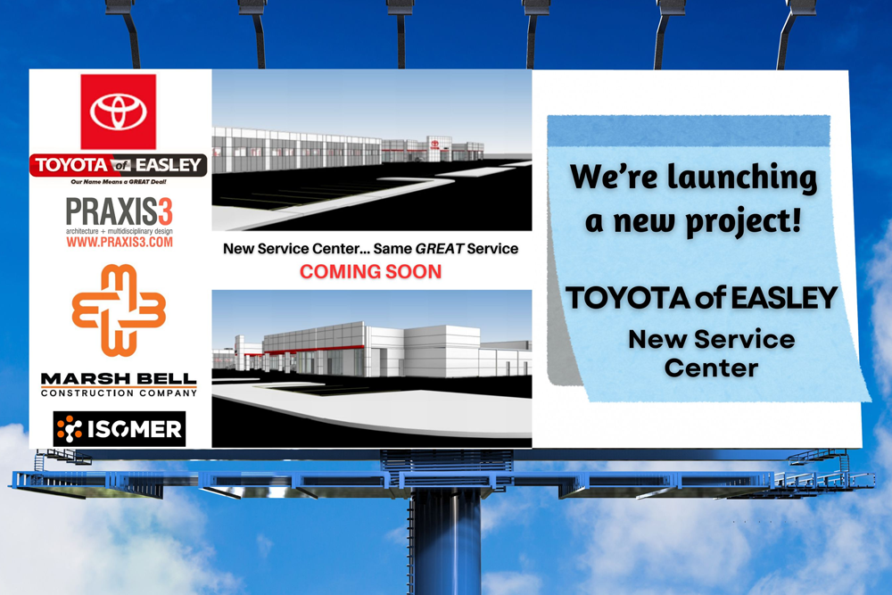 Toyota of Easley Service Center Project Announcement