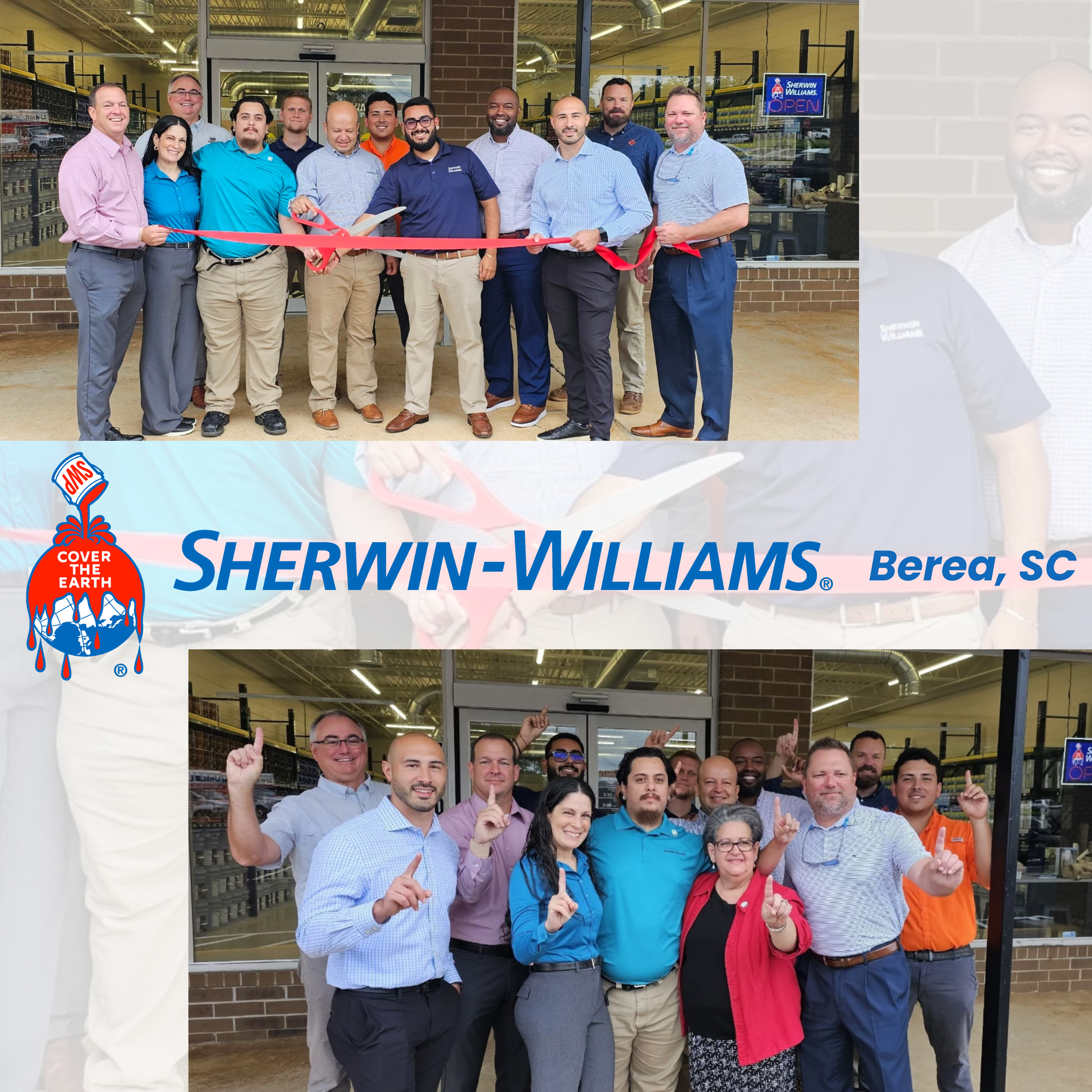 Sherwin-Williams Berea Location – Ribbon Cutting Ceremony on August 8, 2024