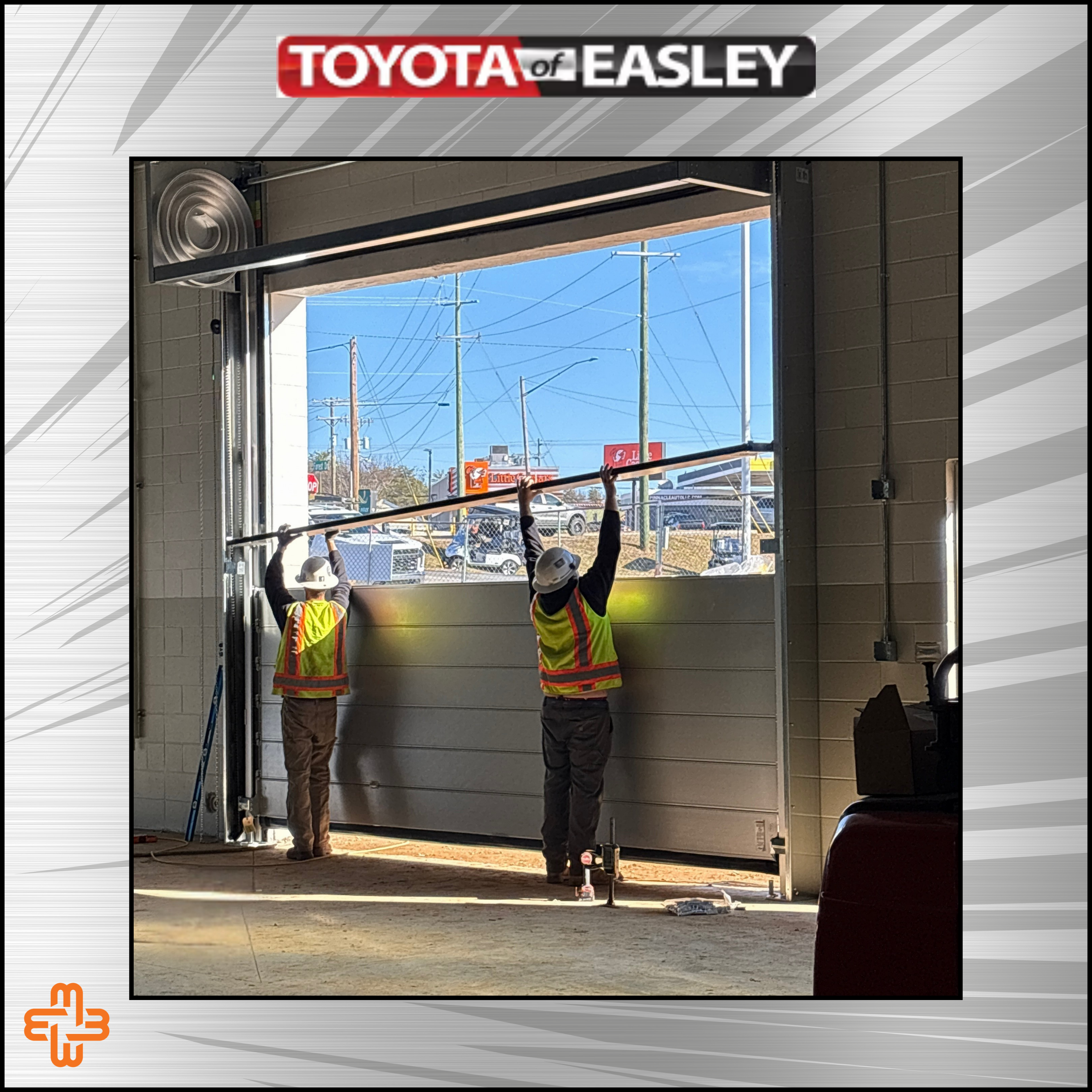 Speed Door Installation at Toyota of Easley