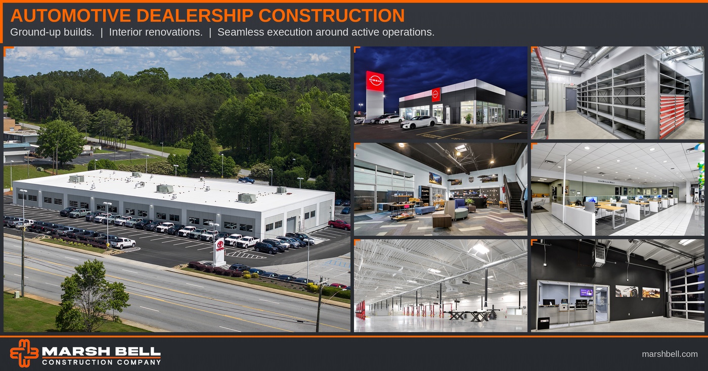 Marsh Bell Automotive Dealership Construction